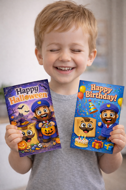 Birthday, Christmas, Halloween & Thank You Cards - (Digital - Printable)