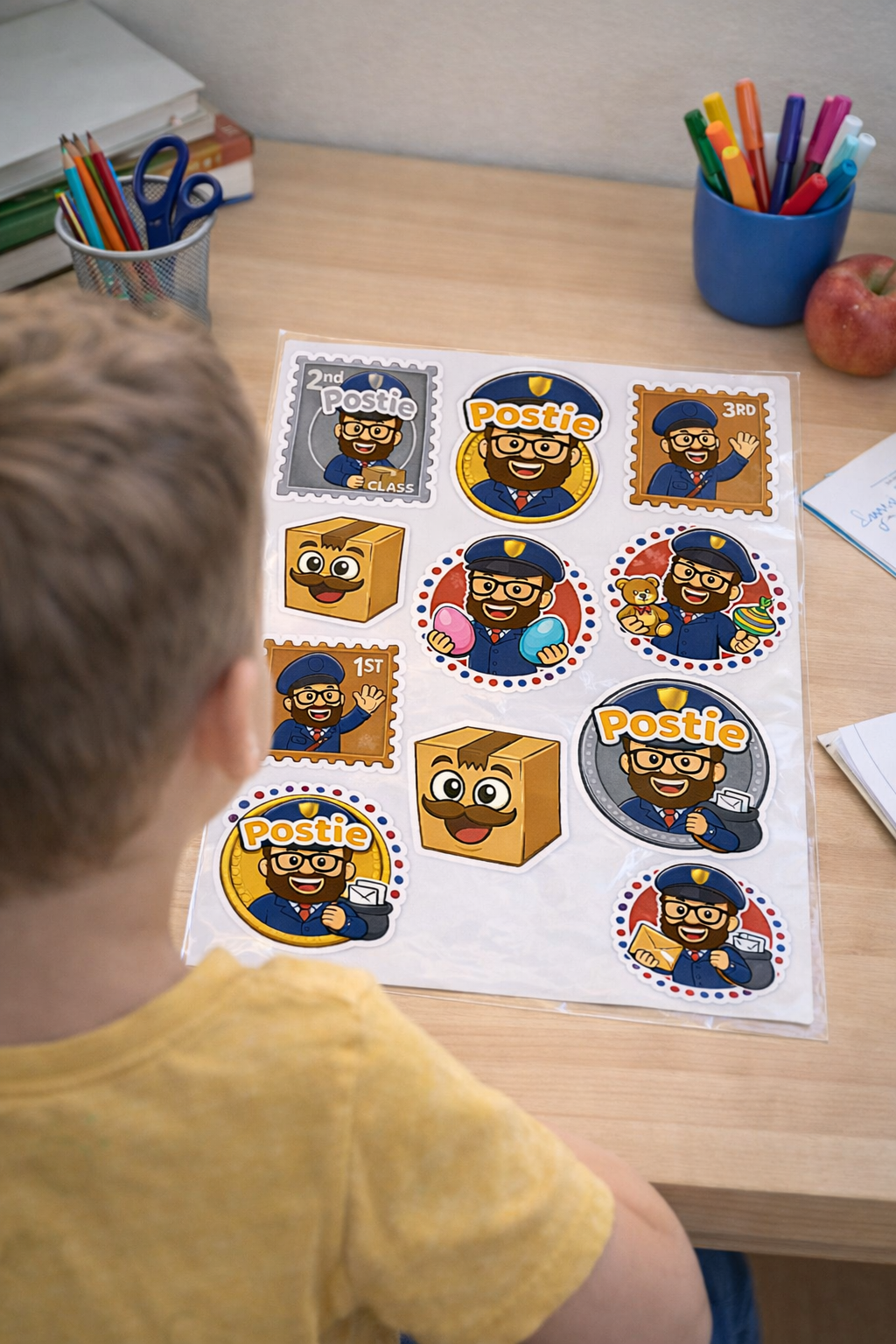 Postie & Boxy Sticker Sheet