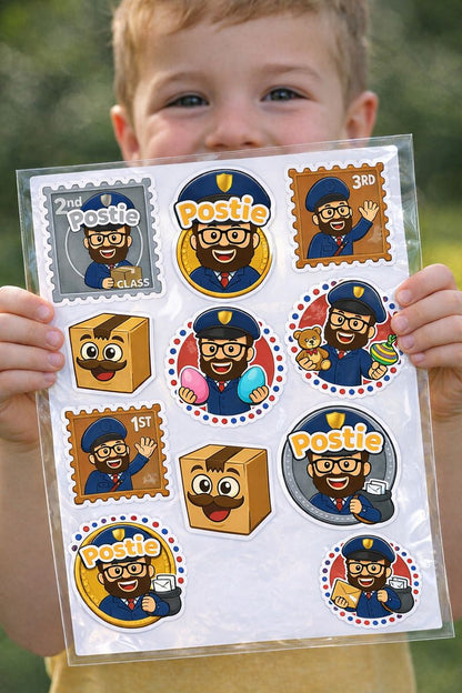 Postie & Boxy Sticker Sheet