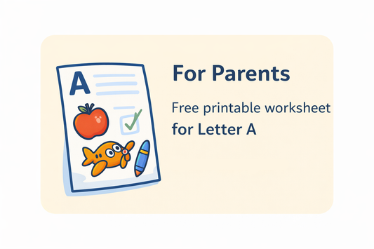 Free Counting & Colouring Worksheet – Letter A, Aeroplanes & Apples